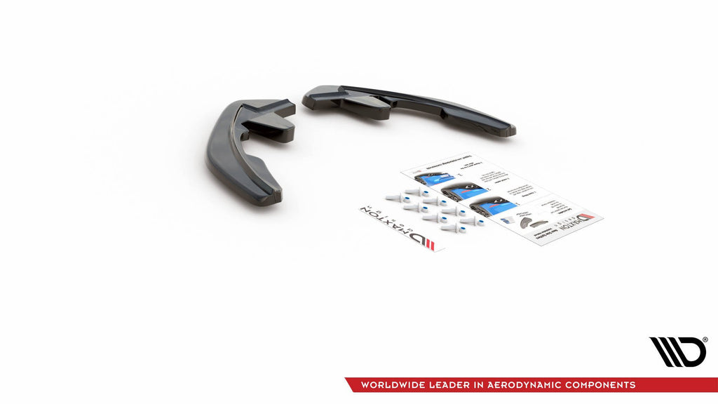 Maxton Design Heck Ansatz Flaps Diffusor passend für Renault Megane Mk.4 GT-Line schwarz Hochglanz