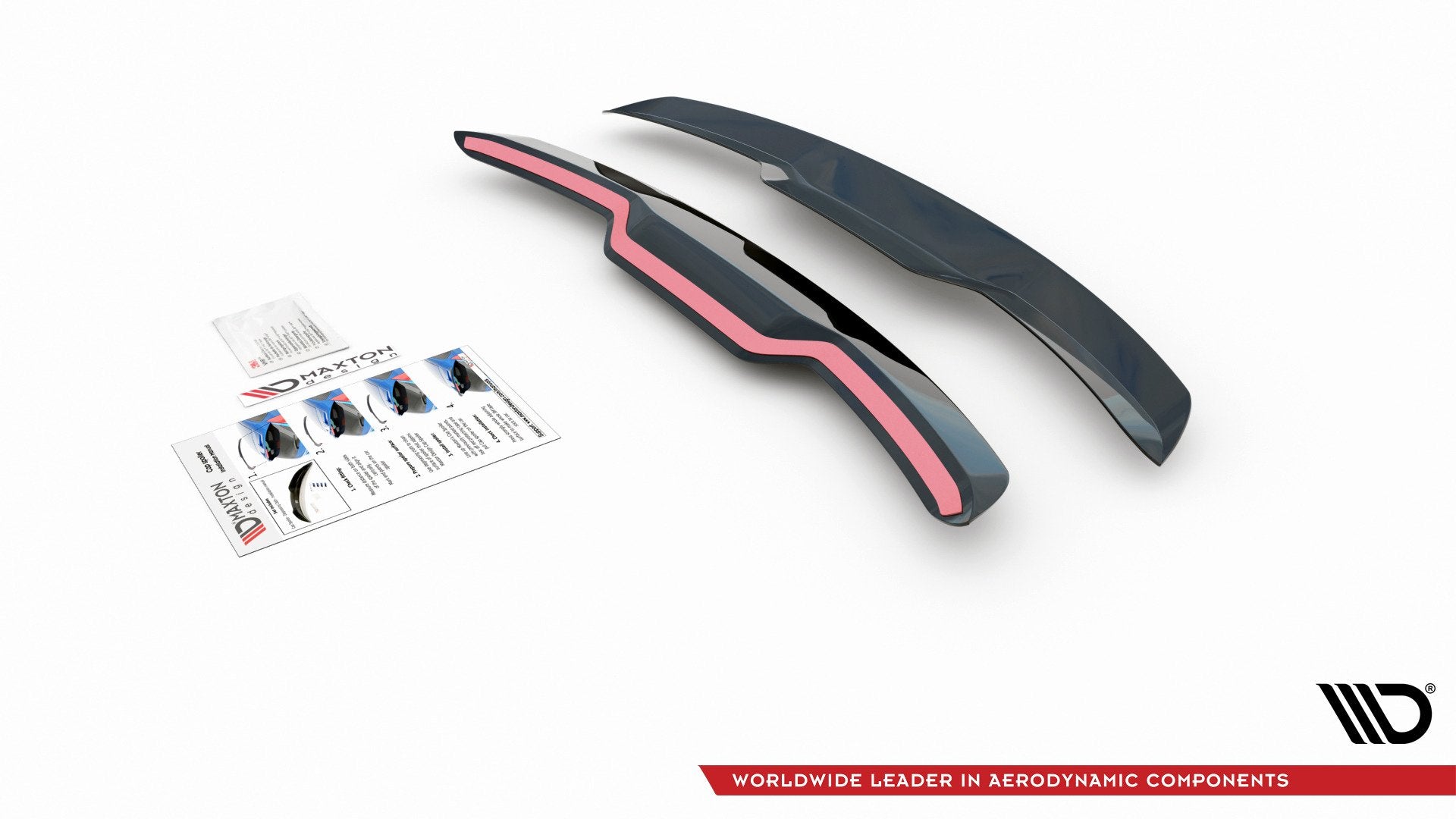 Maxton Design Spoiler CAP V.2 passend für Audi RS3 8V / 8V FL Sportback schwarz Hochglanz
