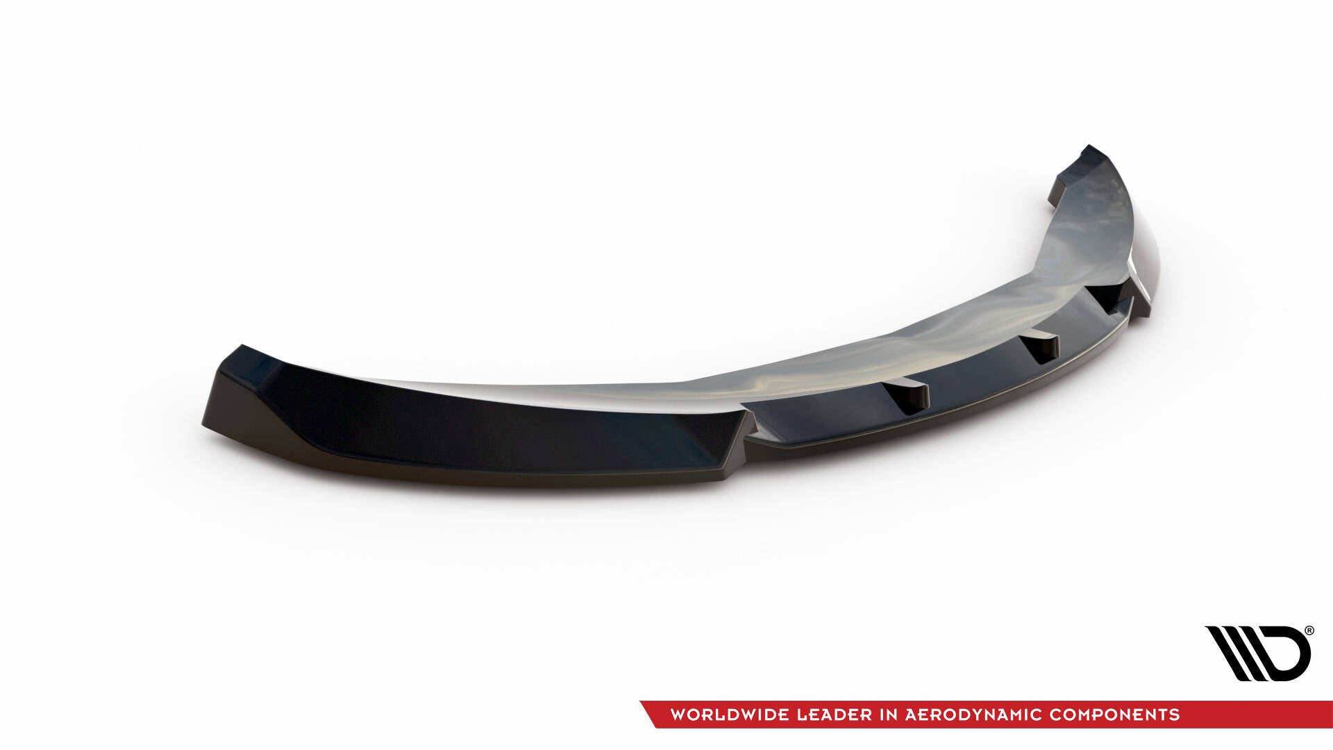 Maxton Design Street+ Spoilerlippe Front Ansatz passend für Mini Cooper Countryman R60 Facelift schwarz Hochglanz