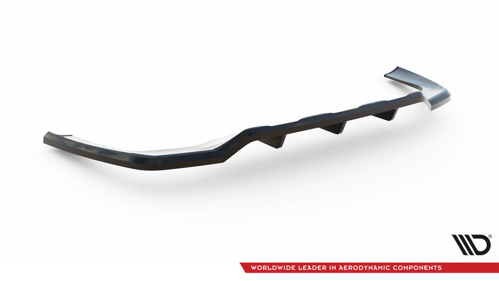 Maxton Design Street+ Mittlerer Diffusor RACE passend für Mercedes-Benz GLC AMG-Line X254 schwarz Hochglanz