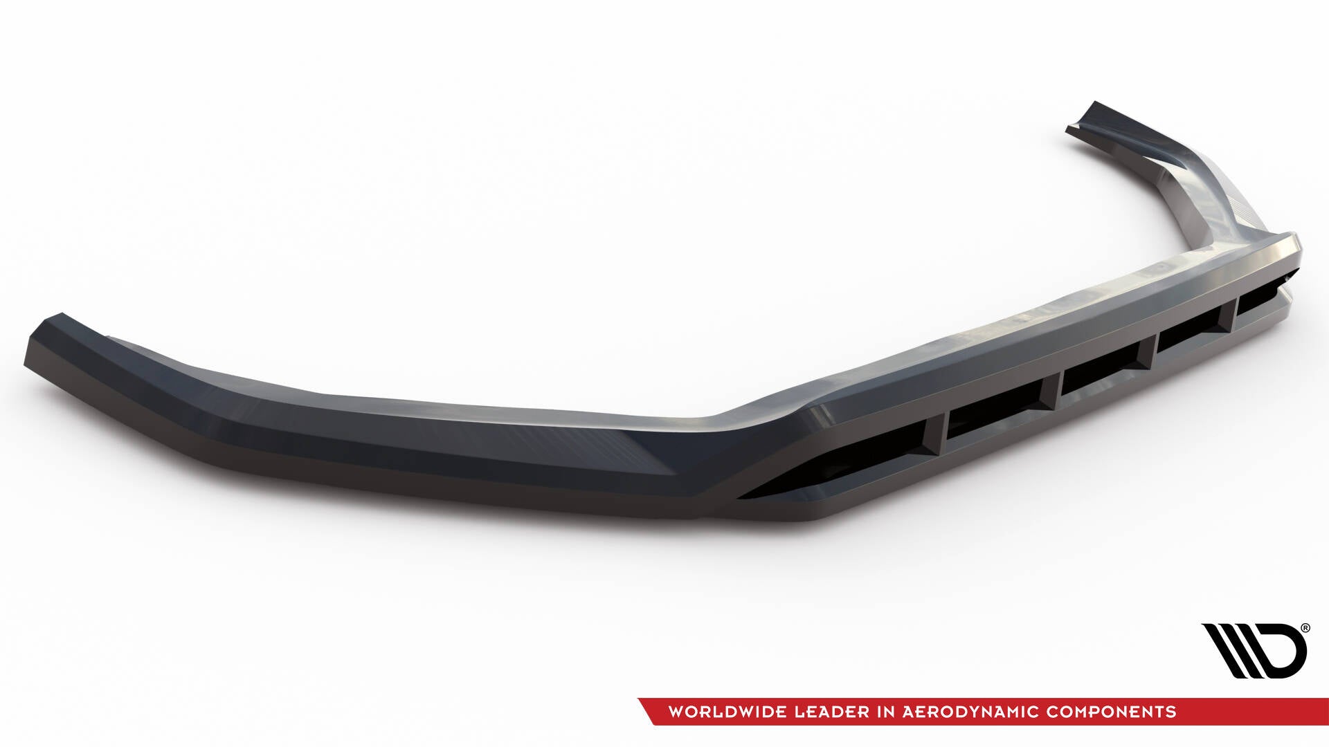 Maxton Design Street+ Spoilerlippe Front Ansatz passend für Peugeot Expert Mk3 schwarz Hochglanz