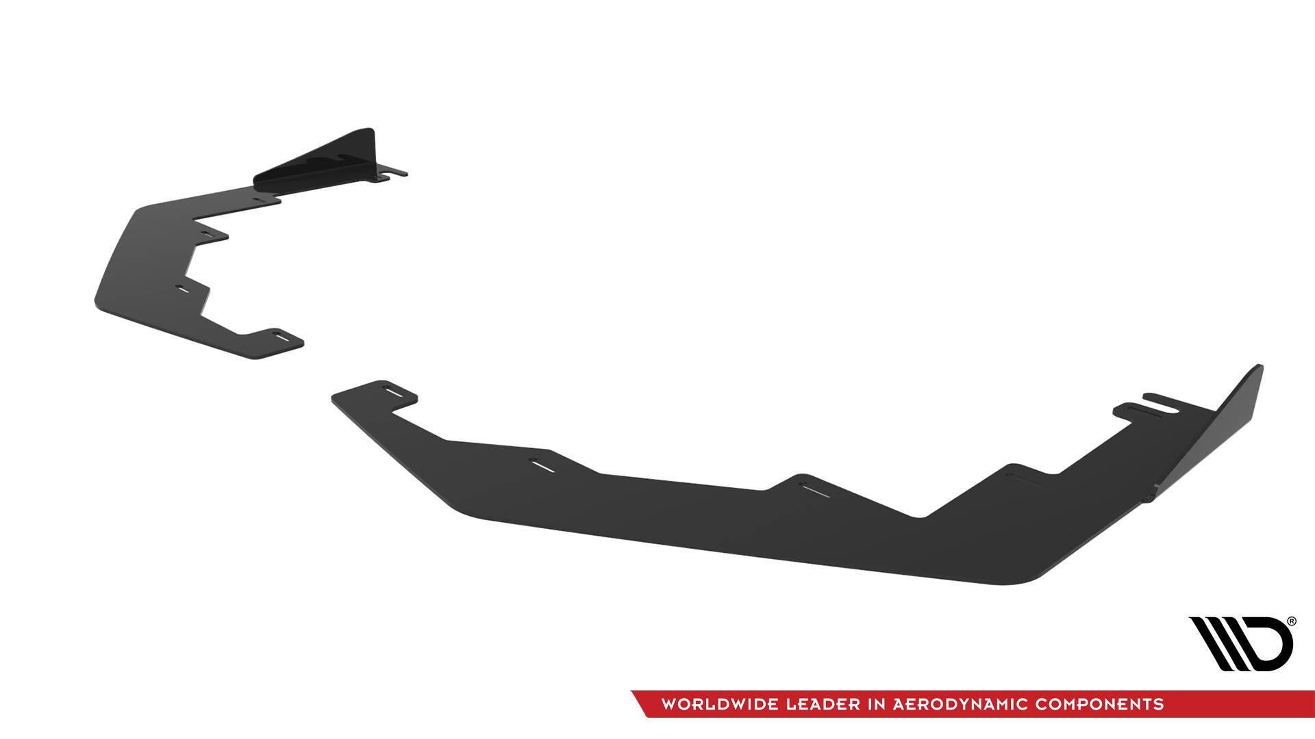 Maxton Design Front Stoßstange Flaps passend für Subaru WRX STI Mk1 Facelift schwarz Hochglanz
