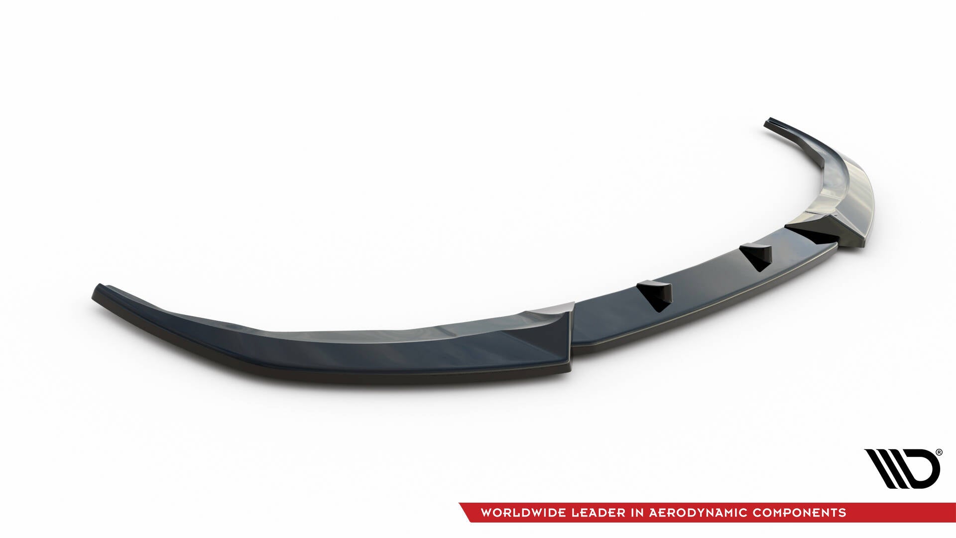 Maxton Design Street+ Spoilerlippe Front Ansatz V.1 passend für BMW 3er Sport Line G20 / G21 schwarz Hochglanz