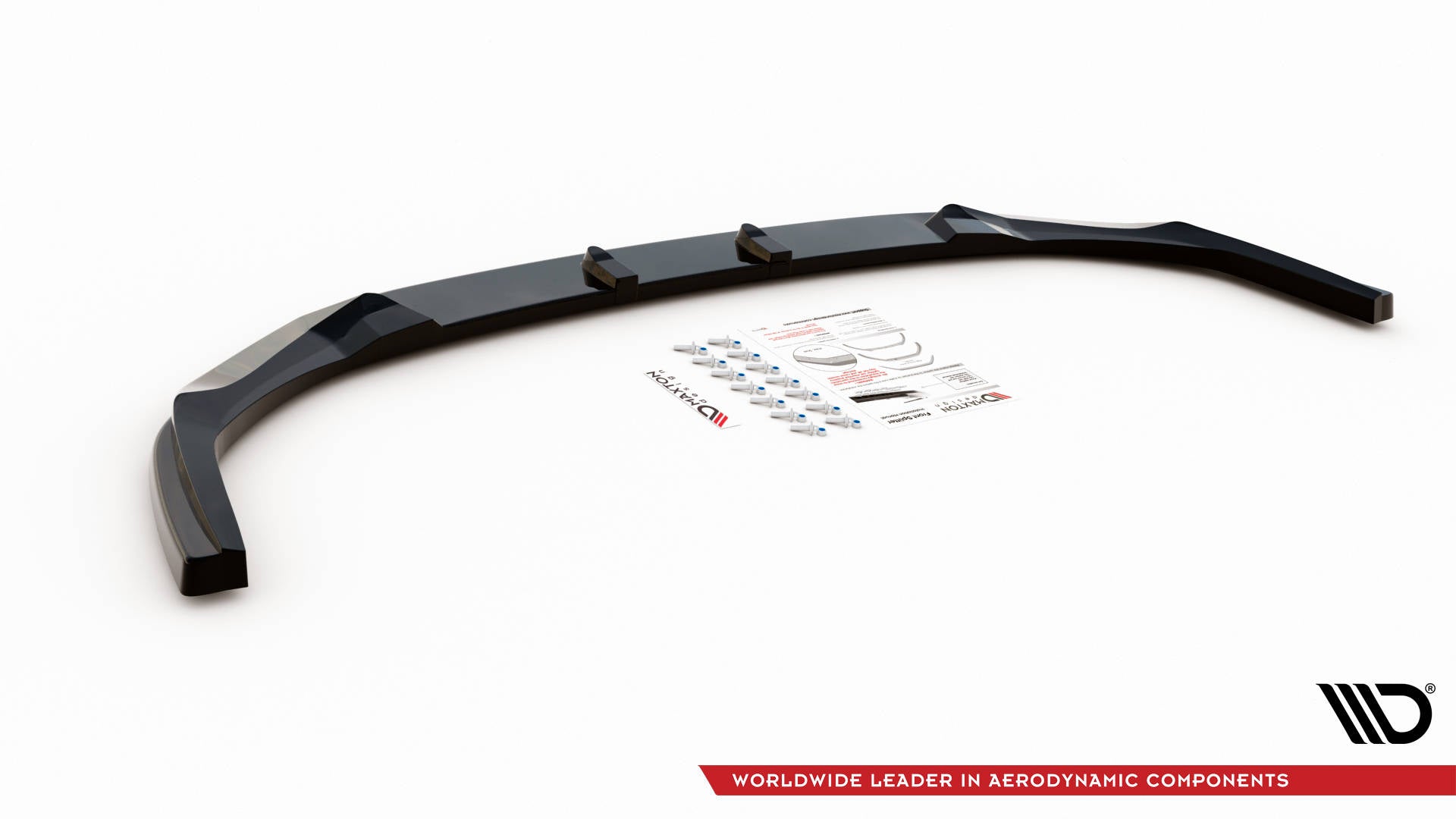 Maxton Design Street+ Spoilerlippe Front Ansatz passend für Kia XCeed Mk1 schwarz Hochglanz