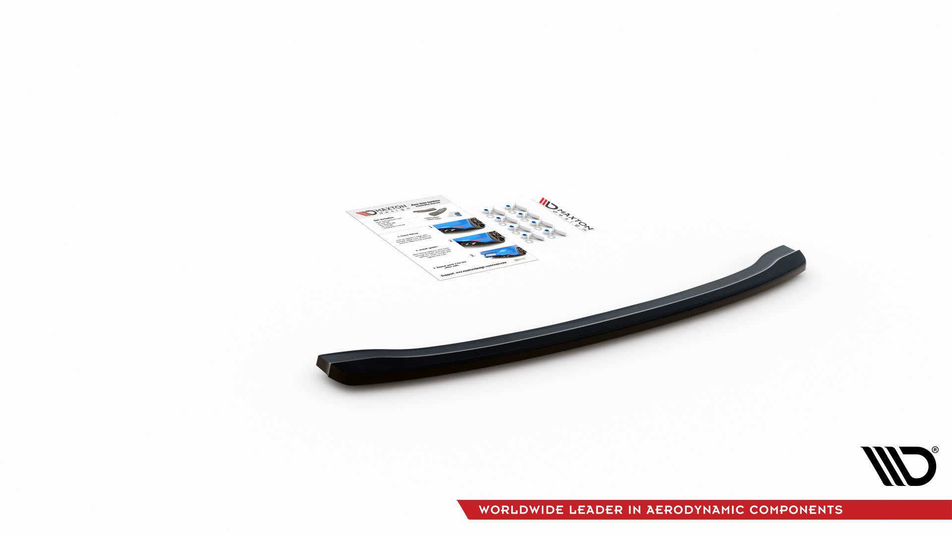 Maxton Design Heckansatz BMW 5er Limousine G30 schwarz Hochglanz für BMW 5er G30-G31