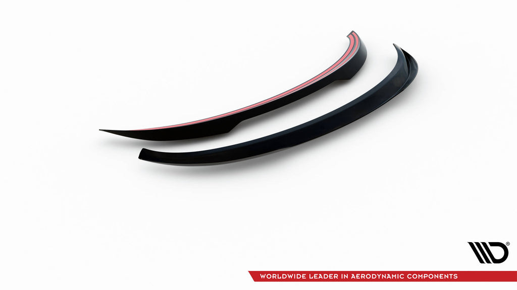 Maxton Design Spoiler CAP passend für Mini Cooper S F56 Facelift schwarz Hochglanz