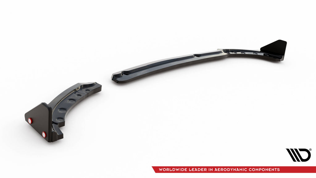 Maxton Design Heck Ansatz Flaps Diffusor V.1 + Flaps passend für Peugeot 208 GT Mk2
