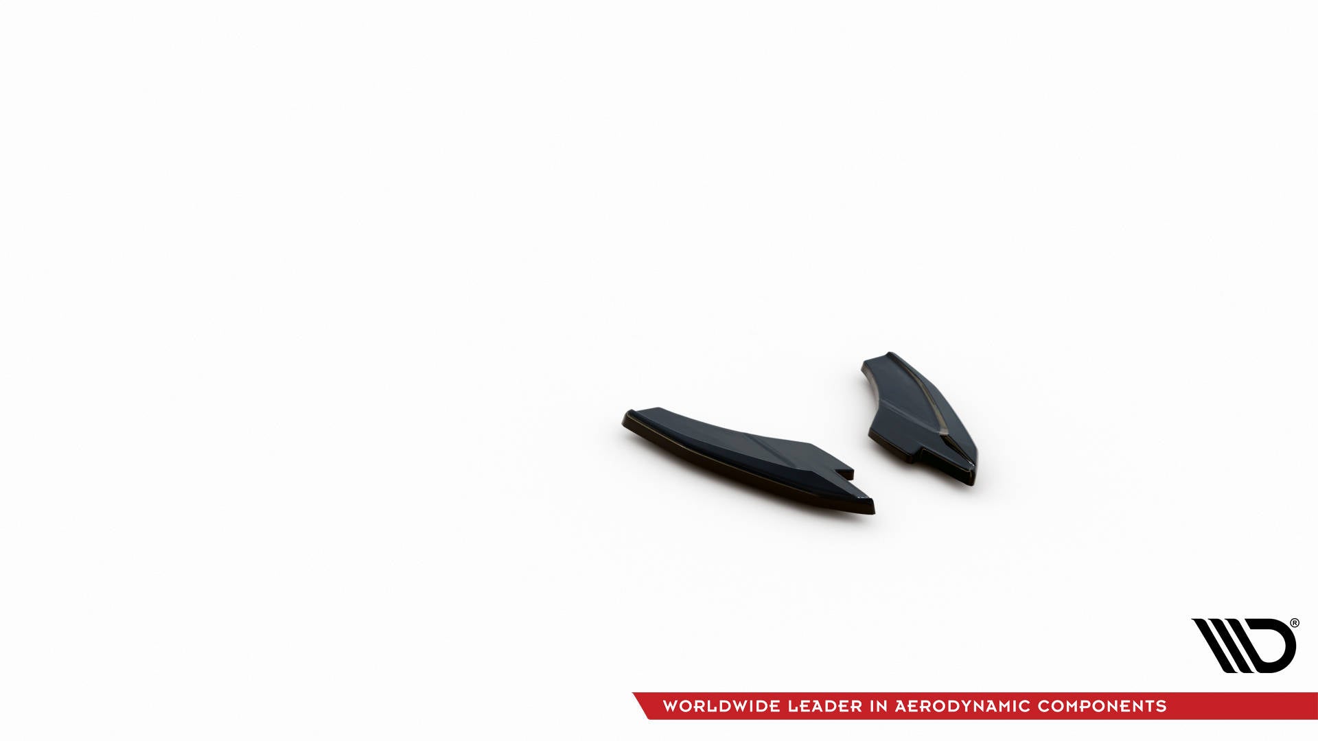 Maxton Design Heck Ansatz Flaps Diffusor V.2 passend für Audi S3 Limousine 8Y schwarz Hochglanz