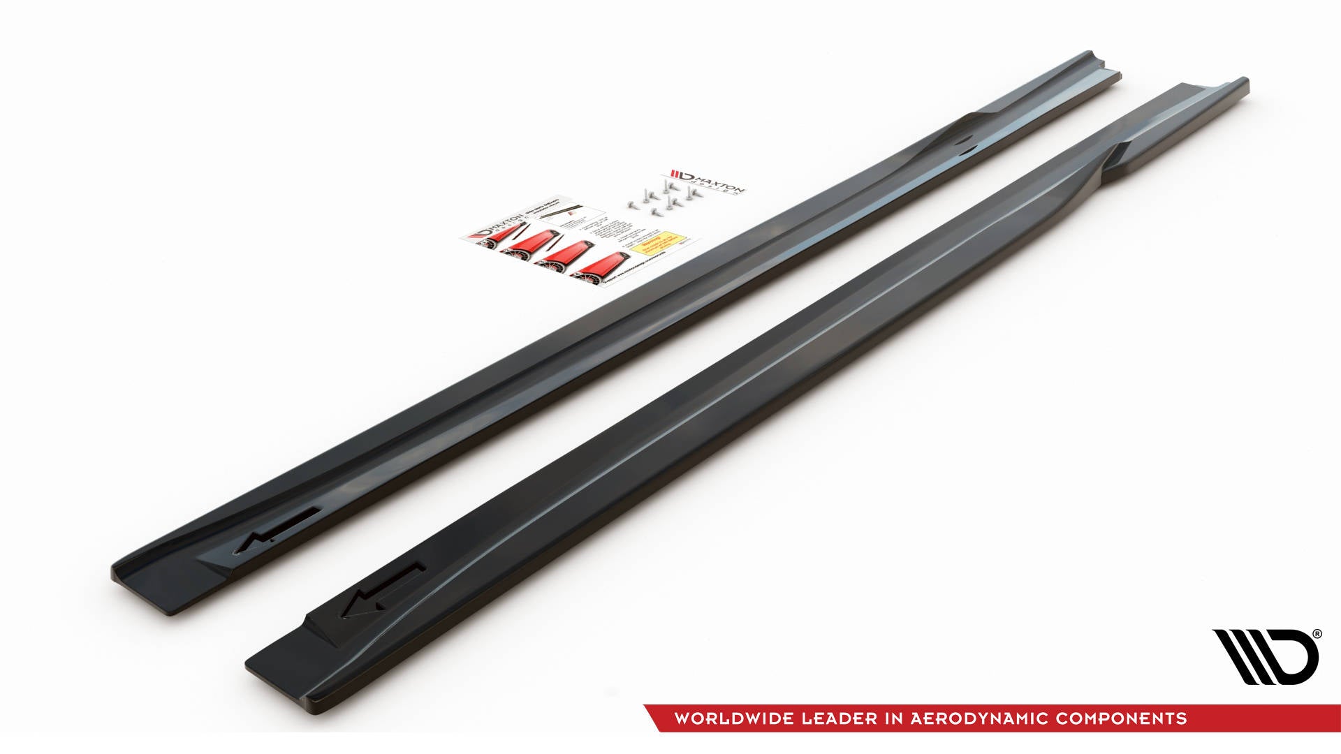 Maxton Design Street+ Seitenschweller Leisten passend für Hyundai I40 Mk1 schwarz Hochglanz
