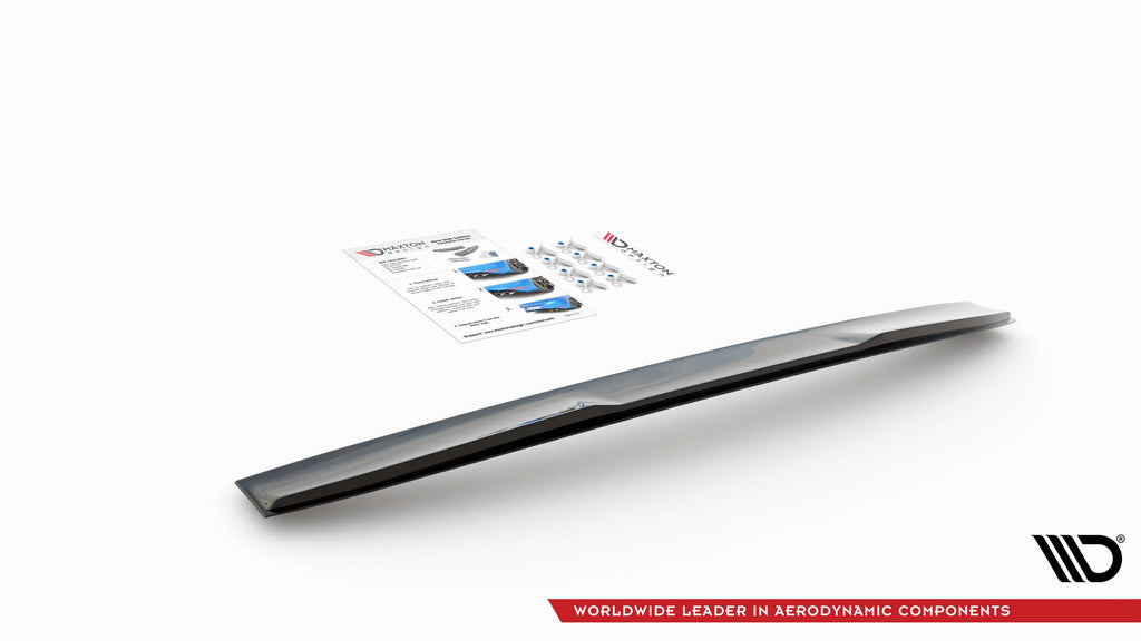 Maxton Design Heckscheiben Spoiler passend für Skoda Octavia Liftback Mk4 schwarz Hochglanz
