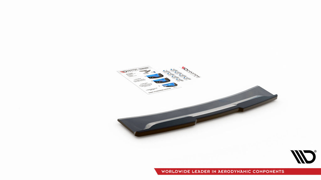 Maxton Design Heckansatz Ford Kuga ST-Line Mk3 schwarz Hochglanz für Ford Kuga MK3