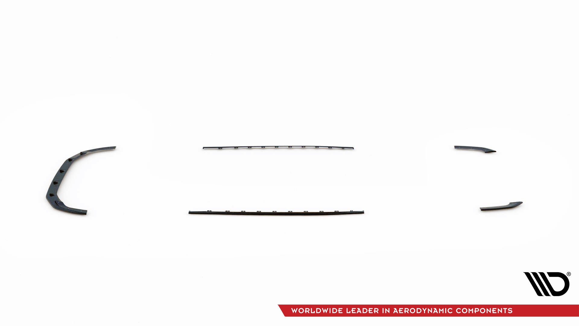 Maxton Design Set od Carbon Splitters Audi RS3 8Y Limousine schwarz matt für Audi