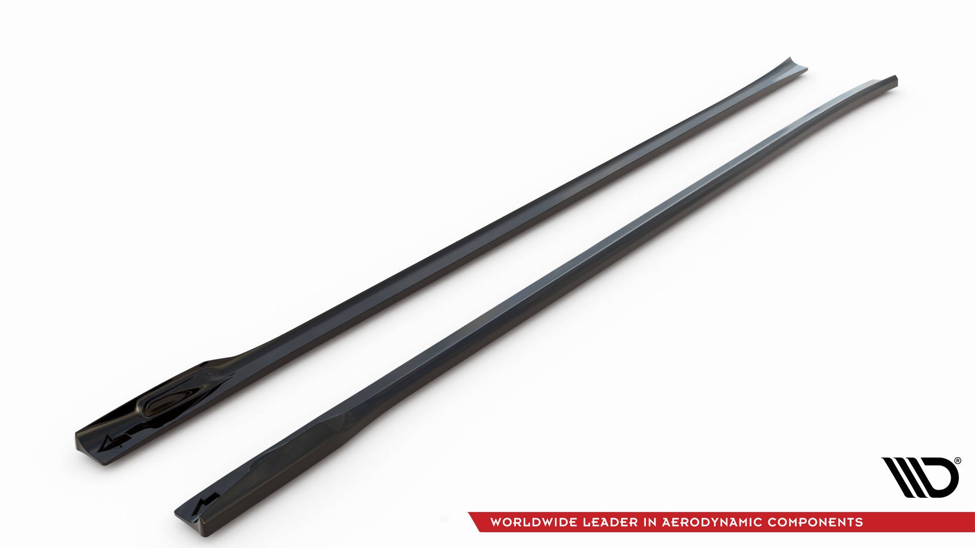 Maxton Design Street+ Seitenschweller Leisten V.2 passend für BMW X3 M40d / M40i / M-Paket G01 schwarz Hochglanz