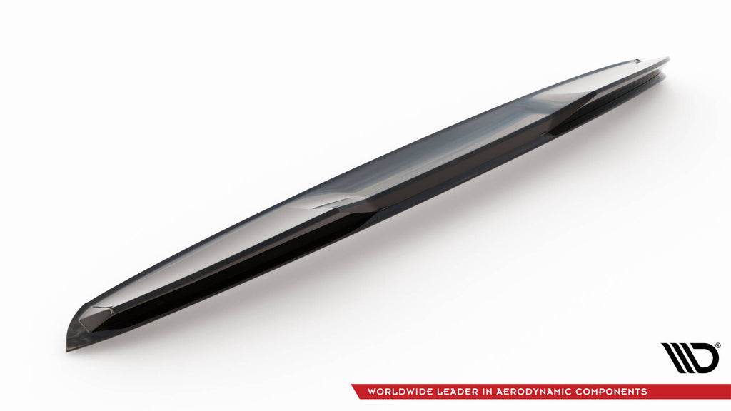 Maxton Design Spoiler CAP 3D passend für Porsche Taycan Cross Turismo 4S schwarz Hochglanz