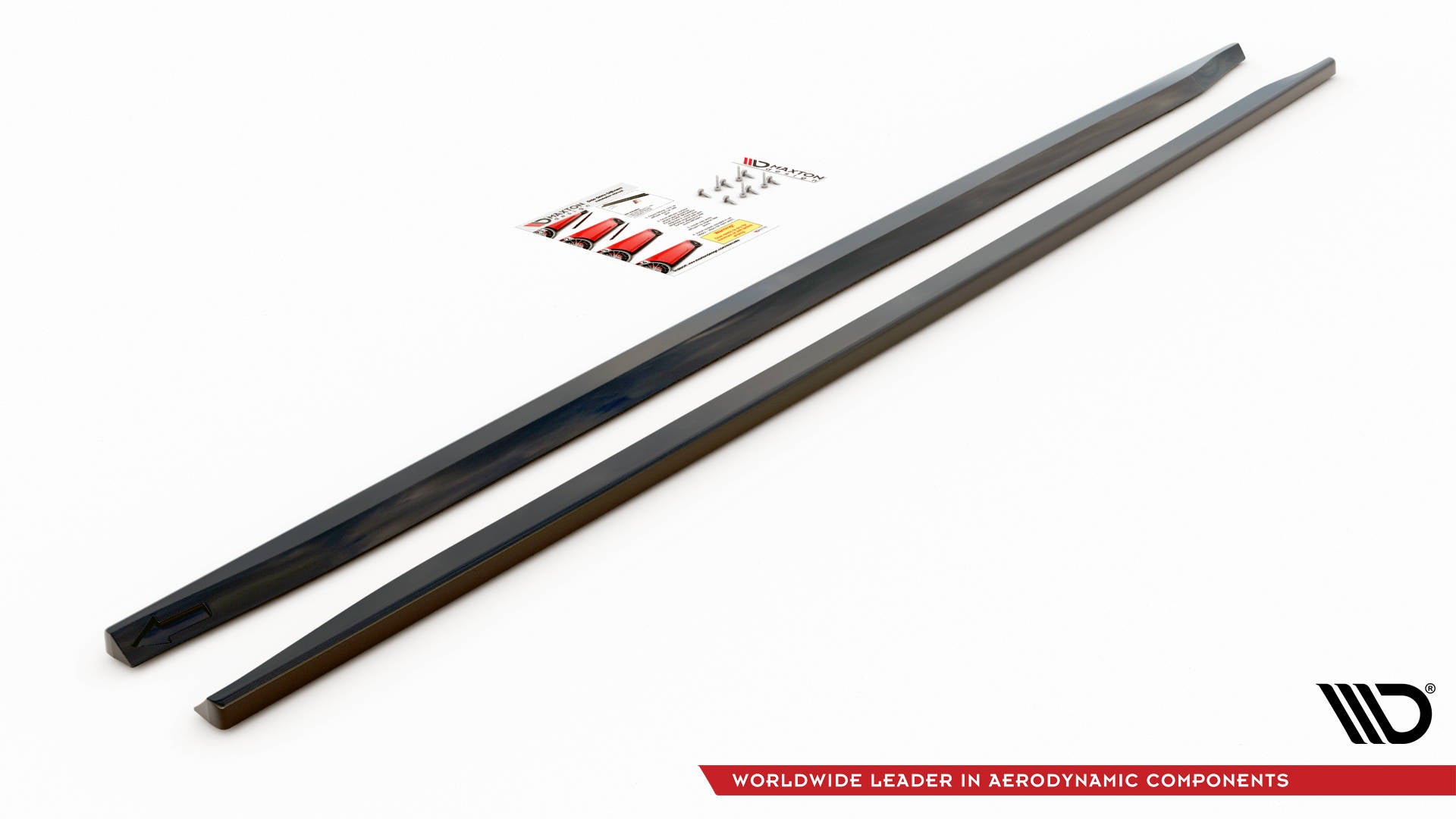 Maxton Design Street+ Seitenschweller Leisten passend für Audi S8 D3 schwarz Hochglanz