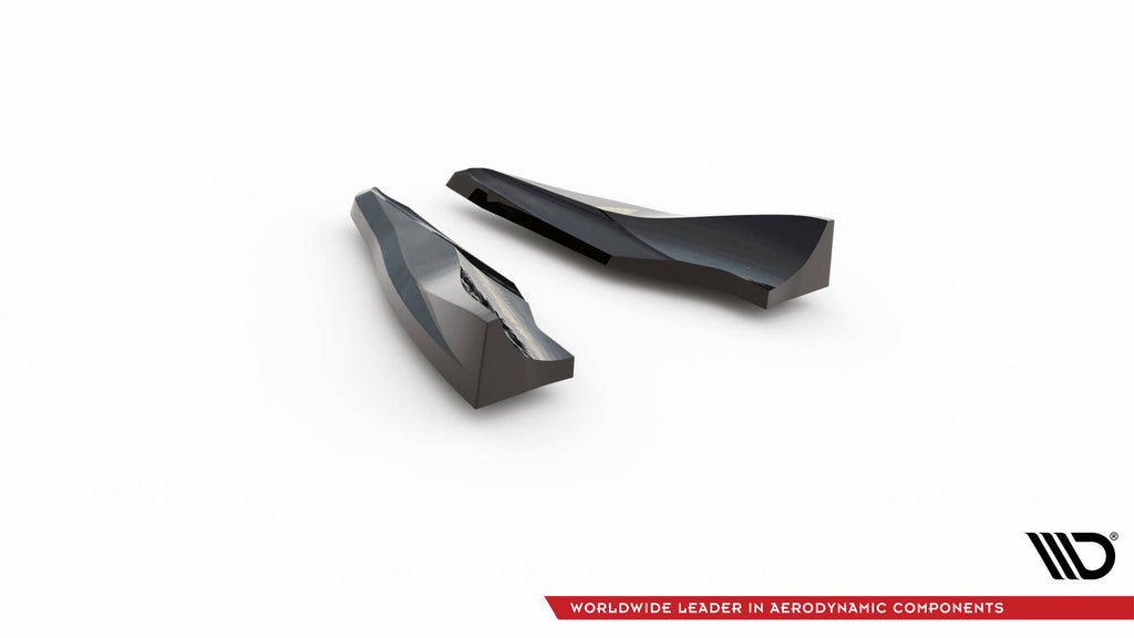 Maxton Design Heck Ansatz Flaps Diffusor V.4 passend für Cupra Formentor Mk1 Facelift schwarz Hochglanz