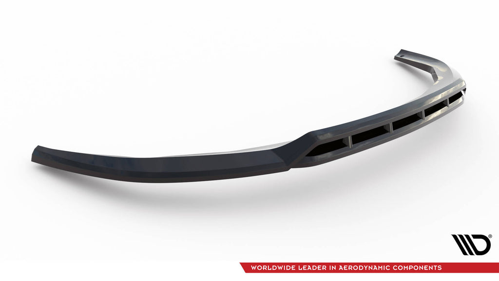 Maxton Design Street+ Spoilerlippe Front Ansatz passend für Chrysler Pacifica Mk2 Facelift schwarz Hochglanz