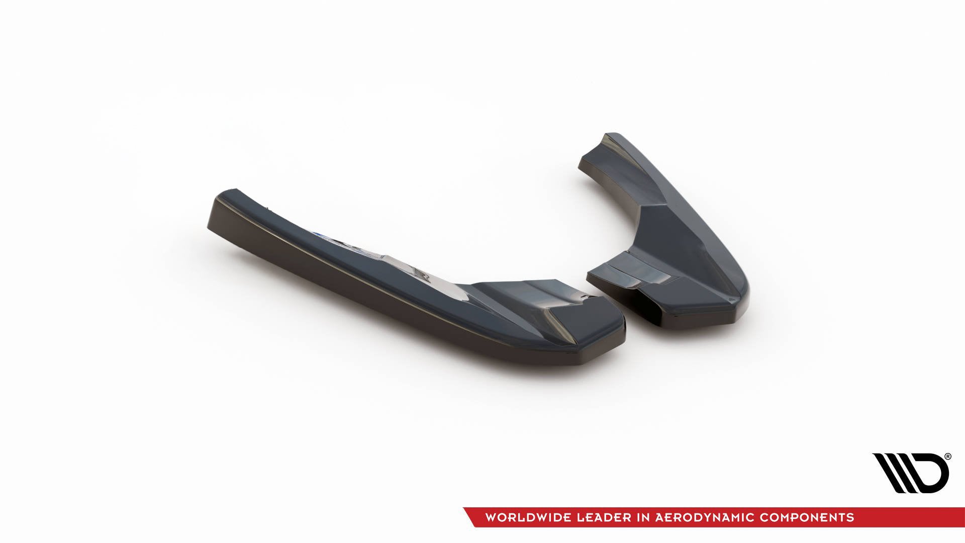 Maxton Design Heck Ansatz Flaps Diffusor V.2 passend für Audi RS3 8V Sportback Facelift schwarz Hochglanz