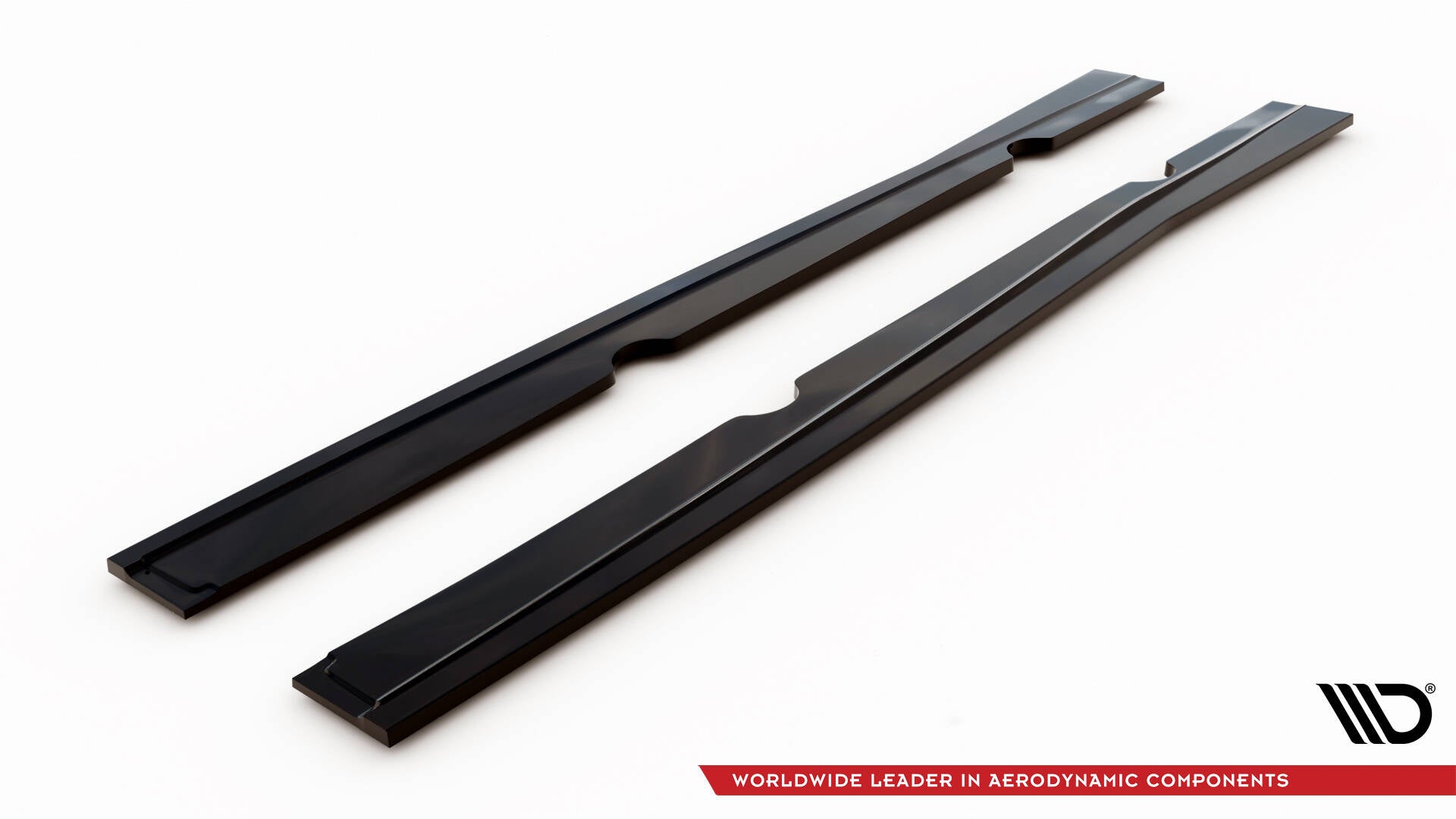 Maxton Design Seitenschweller Diffuser Ford Fiesta ST / ST-Line Mk7 / Mk7 Facelift schwarz Hochglanz für Ford Fiesta ST