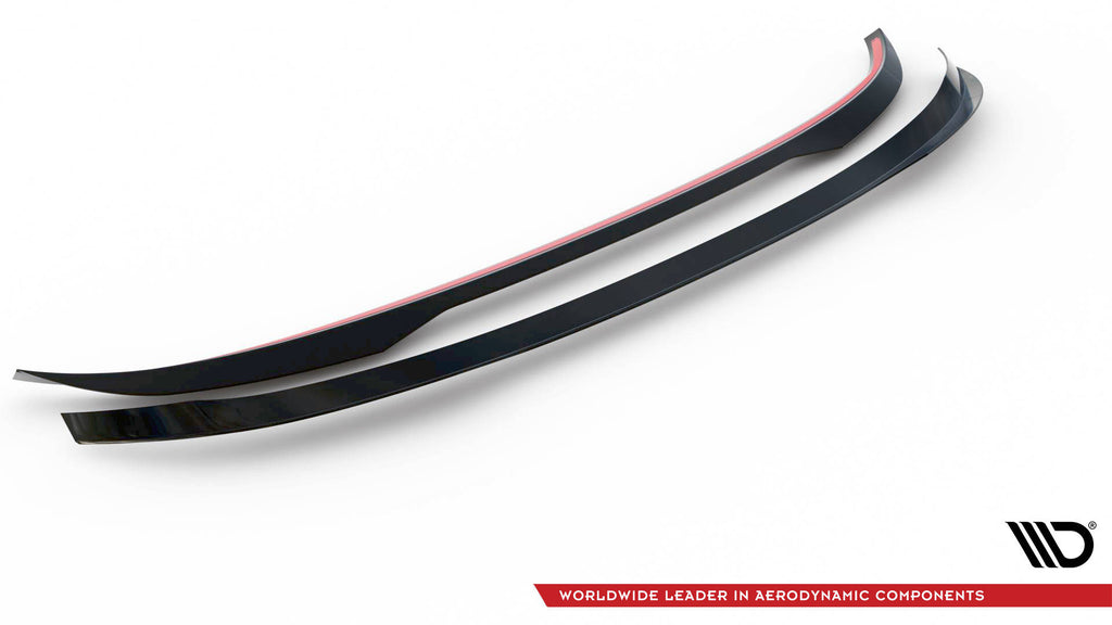 Maxton Design Niedriger Spoiler CAP passend für Honda Civic Type-R Mk 11 schwarz Hochglanz