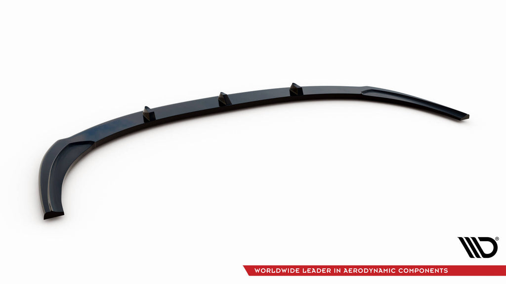 Maxton Design Street+ Spoilerlippe Front Ansatz passend für Ford Focus ST Mk2 FL schwarz Hochglanz