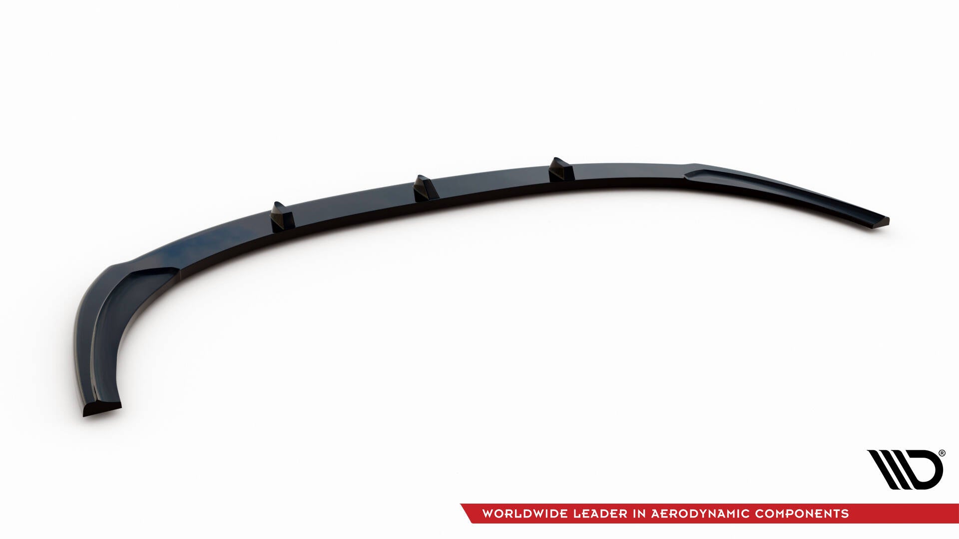 Maxton Design Street+ Spoilerlippe Front Ansatz passend für Ford Focus ST Mk2 FL schwarz Hochglanz
