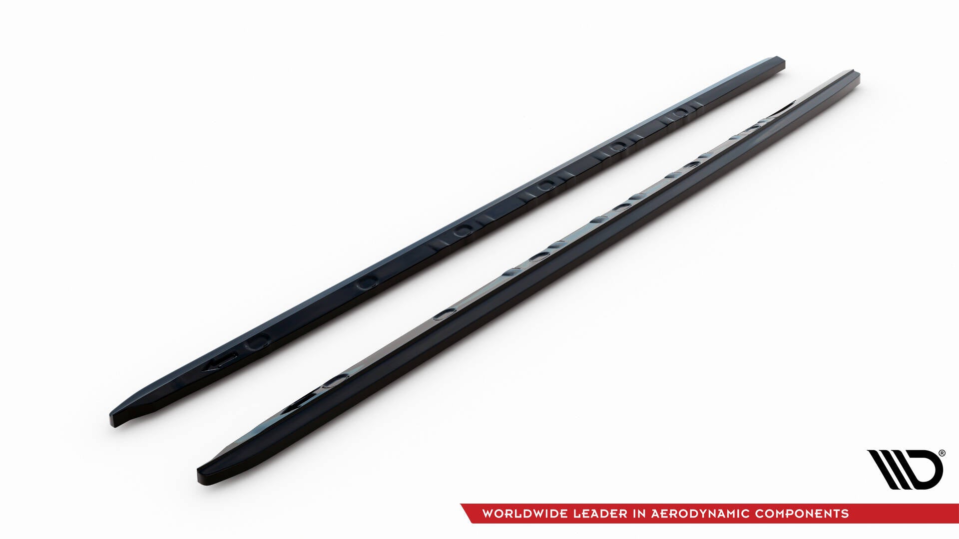 Maxton Design Street+ Seitenschweller Leisten passend für Renault Express Mk2 schwarz Hochglanz