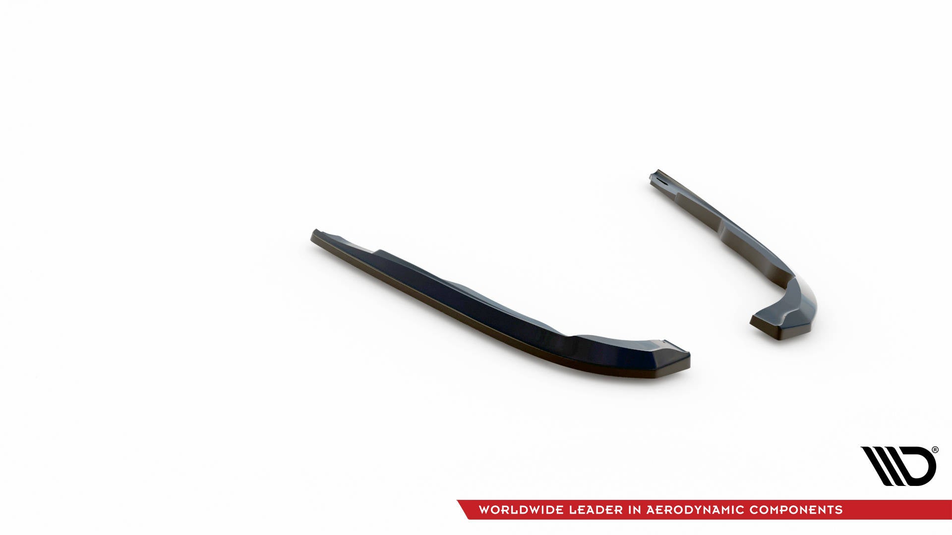 Maxton Design Heck Ansatz Flaps Diffusor V.1 passend für Infiniti Q50 S Mk1 schwarz Hochglanz