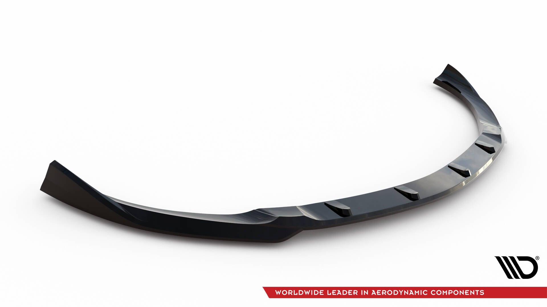 Maxton Design Street+ Spoilerlippe Front Ansatz V.2 passend für Mercedes-AMG GT 63 / 55 / 63 S E Performance C192 schwarz Hochglanz