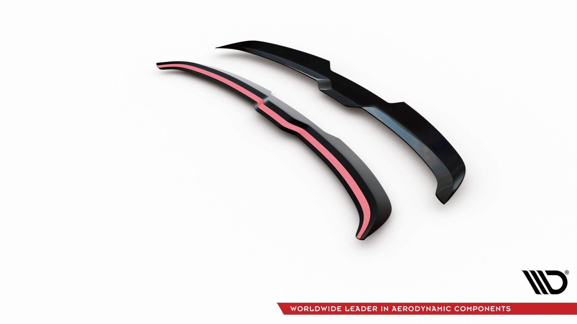 Maxton Design Spoiler CAP V.3 passend für BMW 1er M-Paket F70 schwarz Hochglanz
