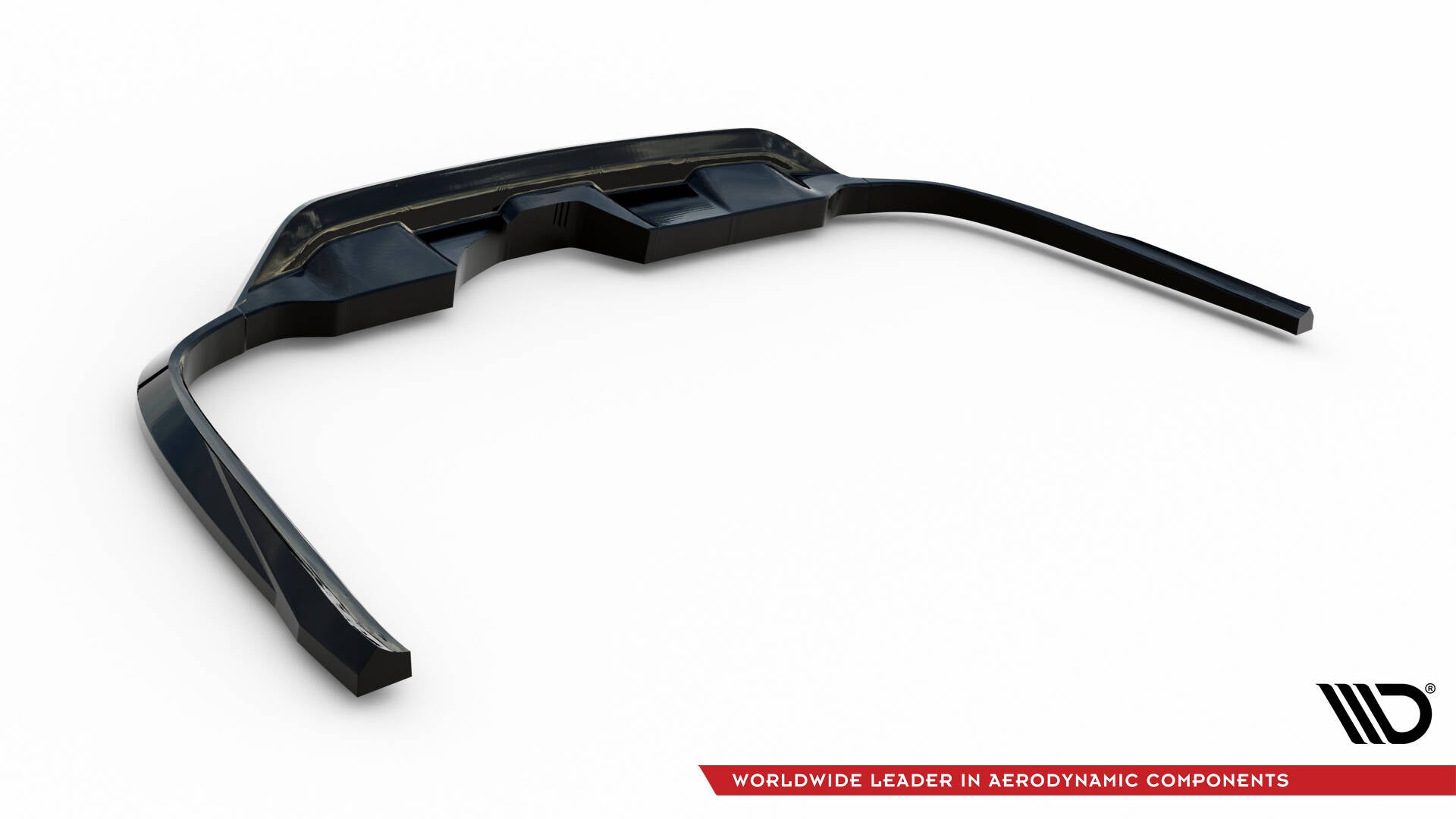 Maxton Design Street+ Mittlerer Diffusor RACE passend für Audi A6 Allroad C8 schwarz Hochglanz