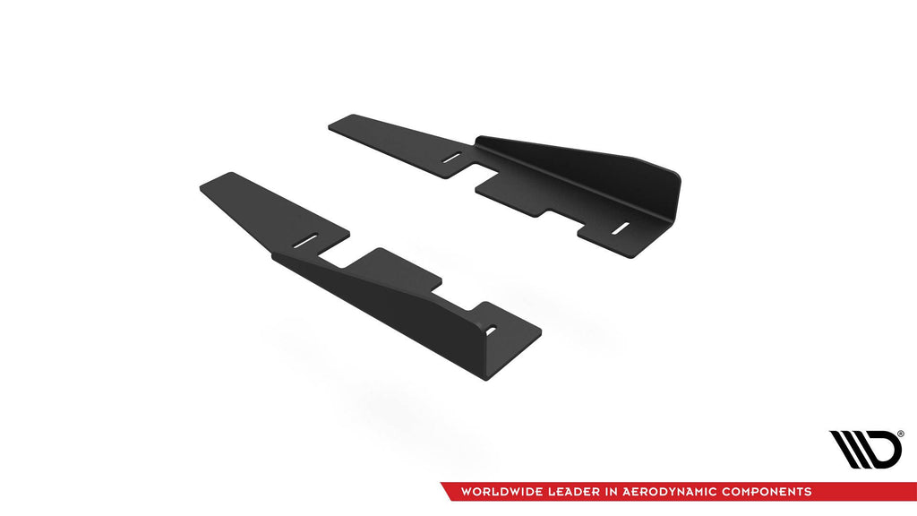 Maxton Design Seitenschweller Flaps passend für Seat Leon FR Mk4 schwarz Hochglanz