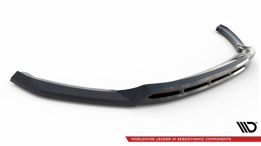 Maxton Design Street+ Spoilerlippe Front Ansatz passend für Ford Edge Mk2 schwarz Hochglanz
