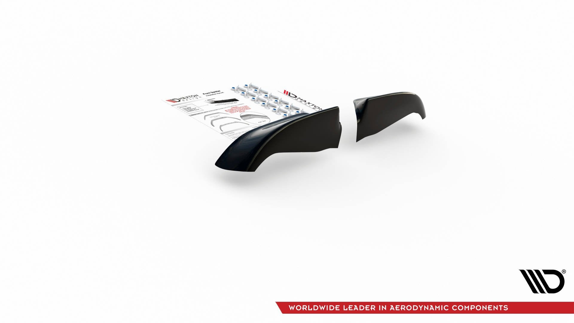 Maxton Design Street+ Spoilerlippe Front Ansatz passend für Seite + Street+ Spoilerlippe Front Ansatz passend für BMW M5 / 5 M-Paket E39 schwarz Hochglanz