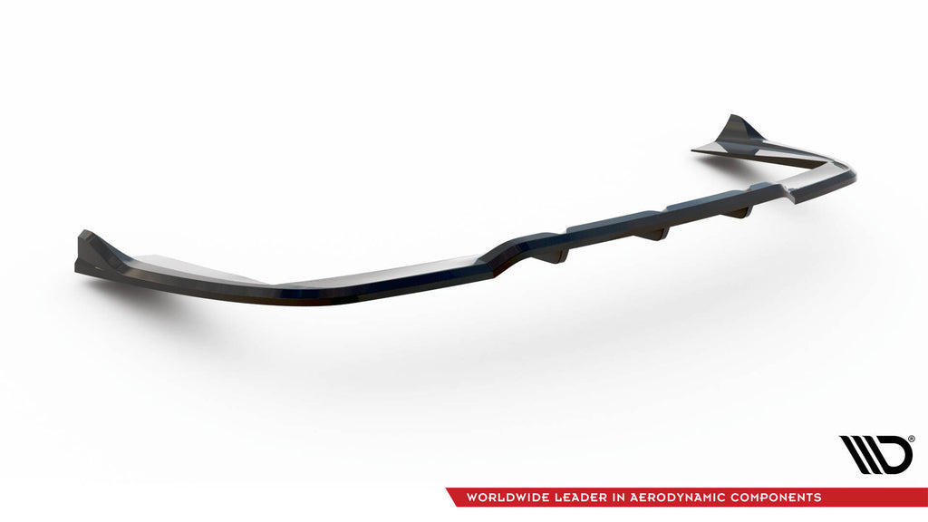 Maxton Design Street+ Mittlerer Diffusor RACE passend für Mercedes-AMG C63 Limousine / Kombi W205 / S205 schwarz Hochglanz