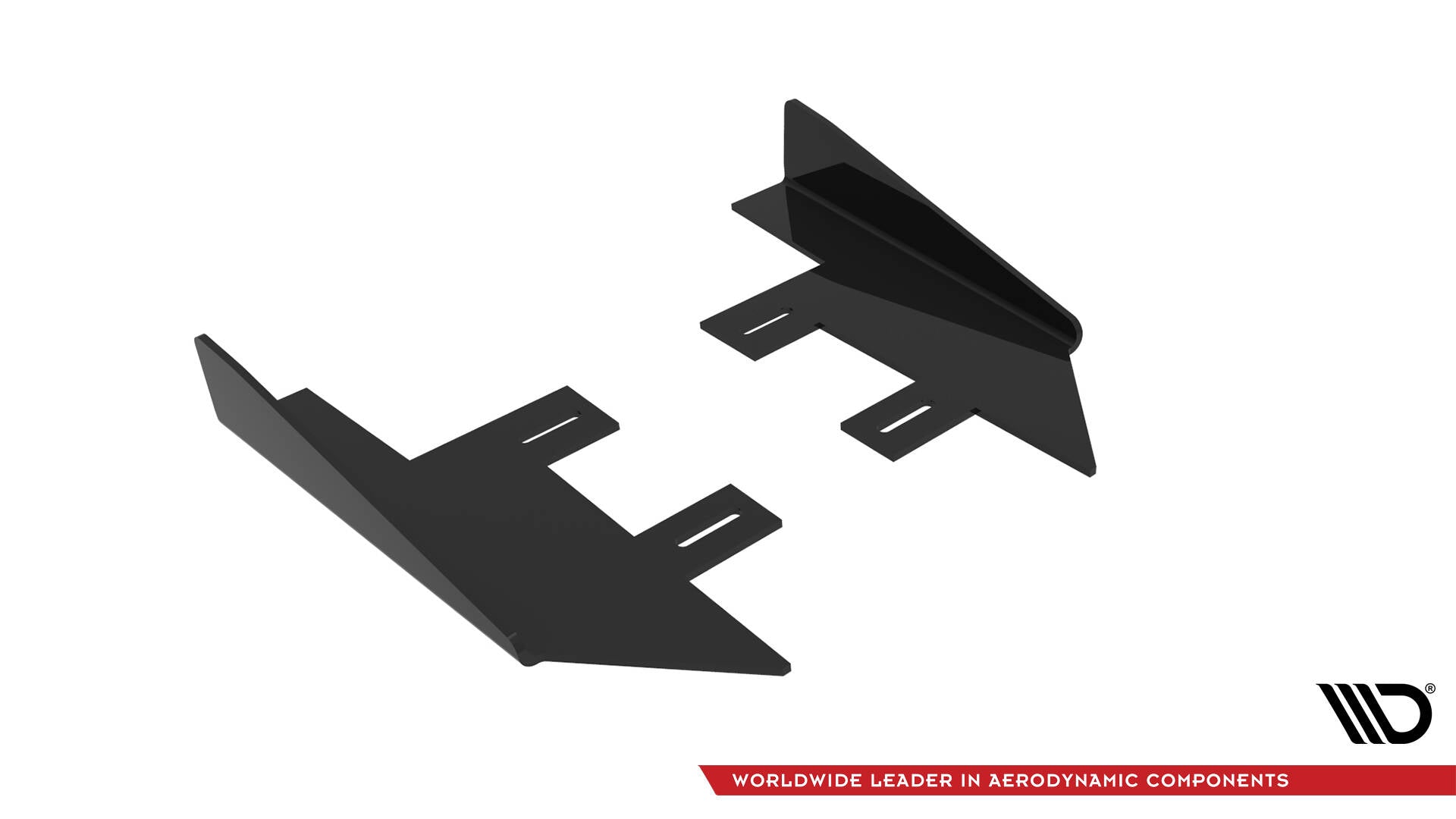 Maxton Design Hintere Seiten Flaps passend für Honda Civic Mk10 schwarz Hochglanz