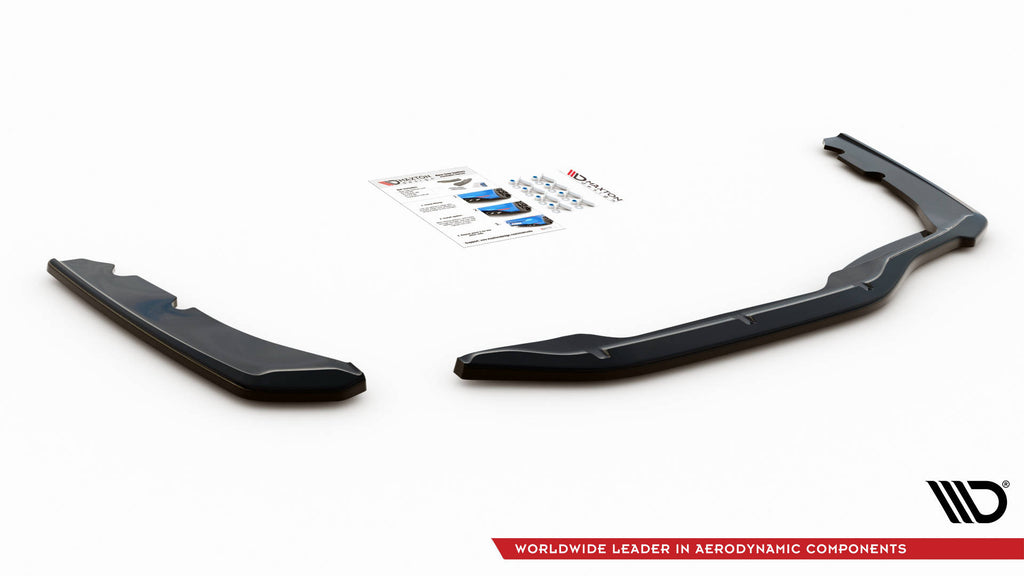 Maxton Design Heck Ansatz Flaps Diffusor passend für BMW 2 Gran Coupe M-Paket F44 schwarz Hochglanz