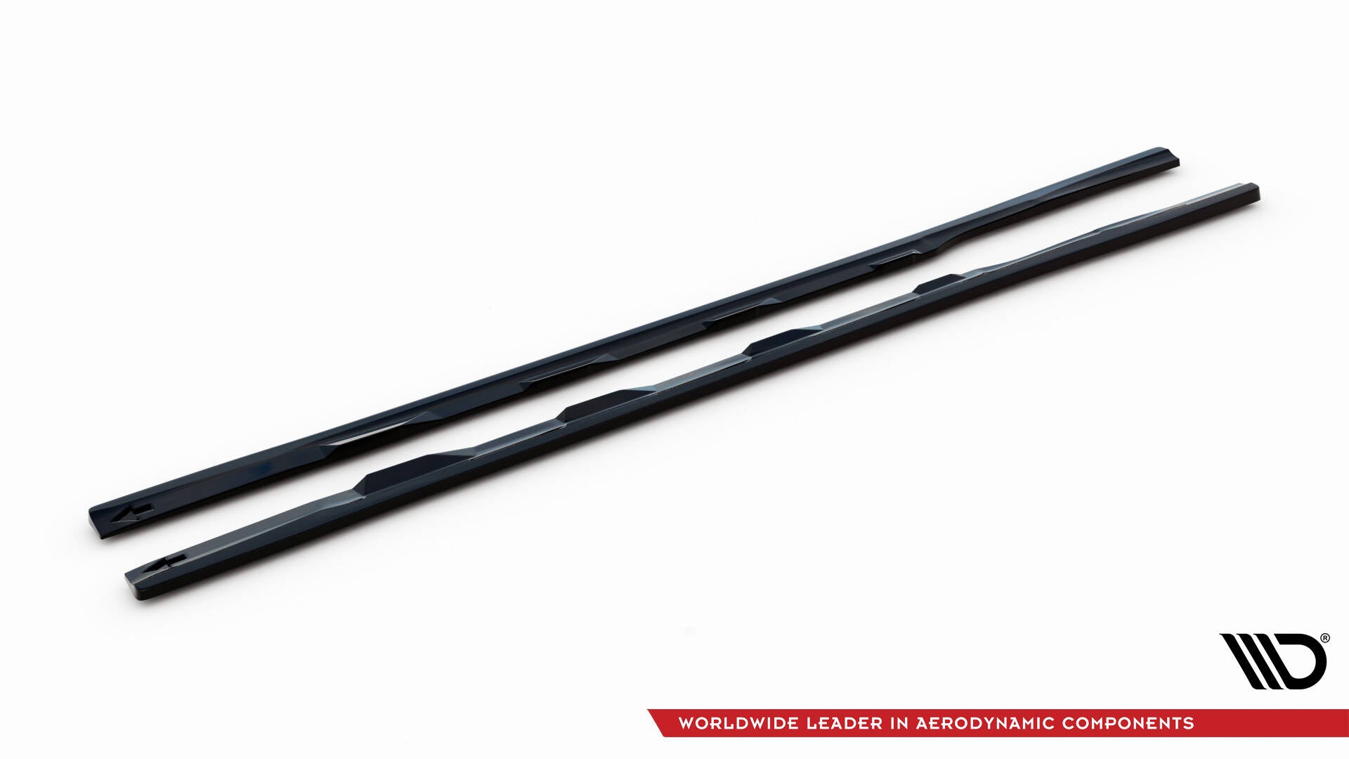 Maxton Design Street+ Seitenschweller Leisten passend für V.3 passend für Audi A7 S-Line / S7 C7 schwarz Hochglanz