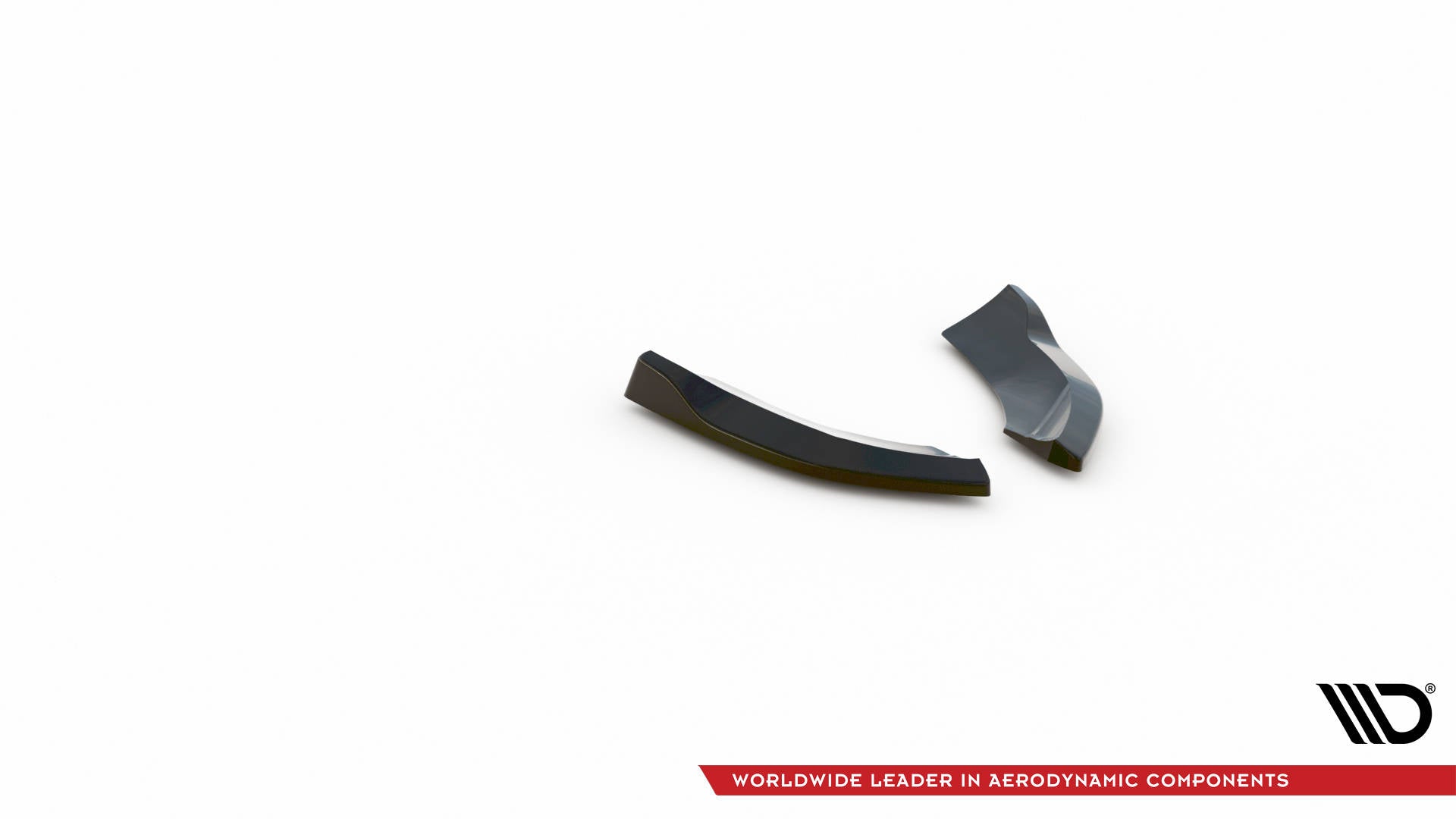 Maxton Design Heck Ansatz Flaps Diffusor V.2 passend für Mini Cooper Clubman John Cooper Works F54 Facelift schwarz Hochglanz