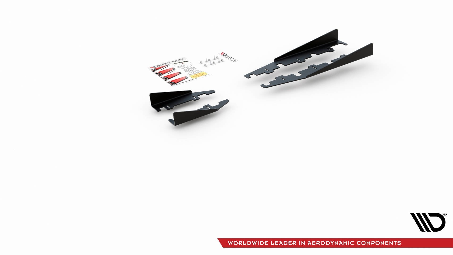 Maxton Design Seitenschweller Flaps passend für Toyota GR Yaris Mk4 schwarz Hochglanz