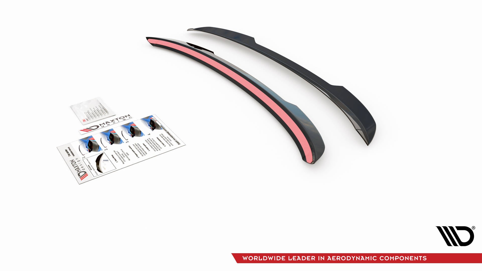 Maxton Design Spoiler CAP passend für Renault Clio Mk5 schwarz Hochglanz