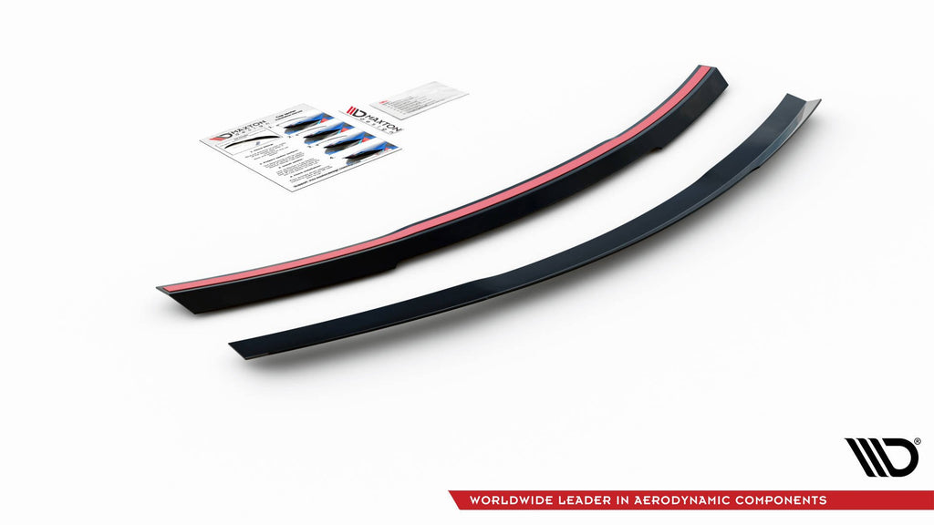 Maxton Design Spoiler CAP für Mercedes GLA 45 AMG SUV (X156) vor Facelift Carbon Look
