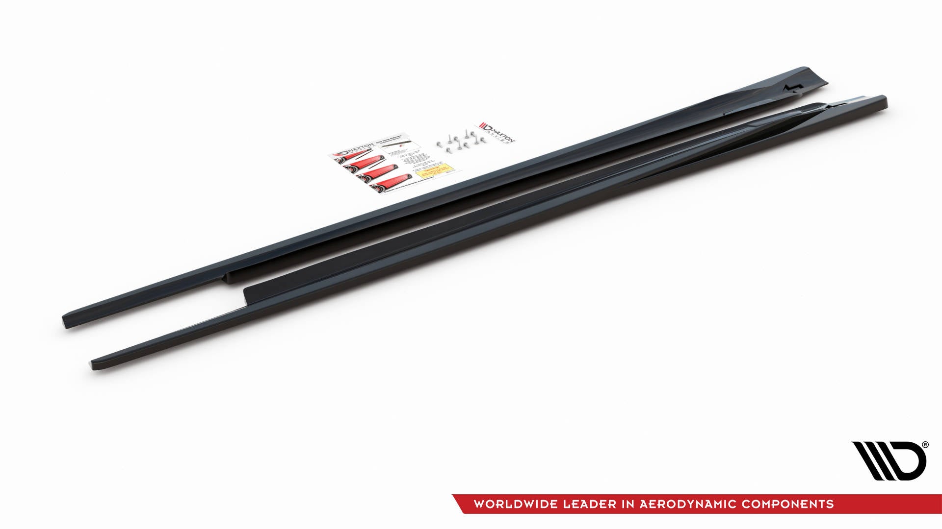 Maxton Design Street+ Seitenschweller Leisten passend für Opel Astra GTC OPC-Line J schwarz Hochglanz