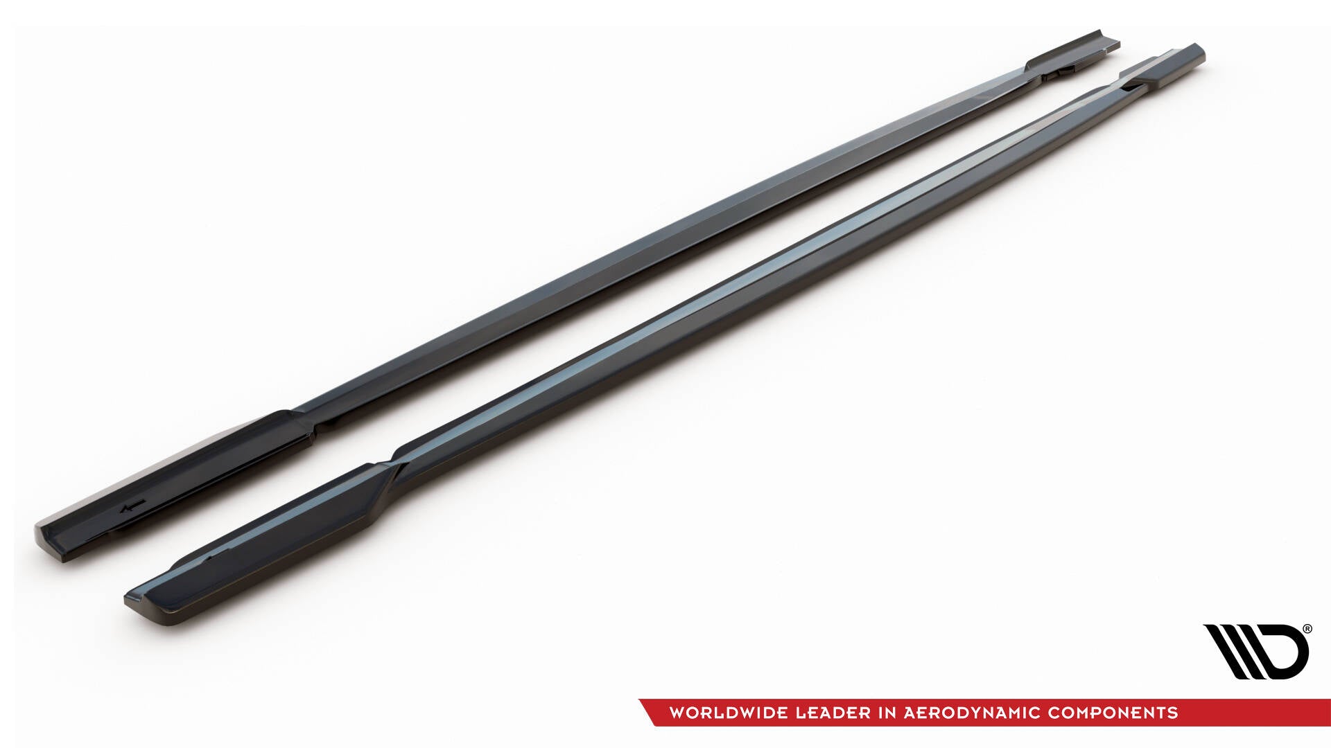Maxton Design Street+ Seitenschweller Leisten passend für V.1 passend für Audi RS6 C8 / C8 Facelift schwarz Hochglanz