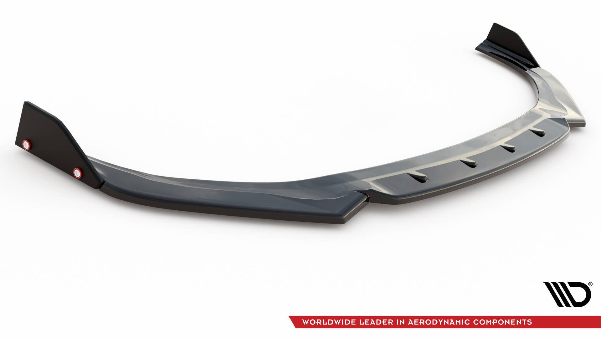 Maxton Design Street+ Spoilerlippe Front Ansatz V.6 + Flaps passend für Hyundai I30 N Mk3 Hatchback/Fastback