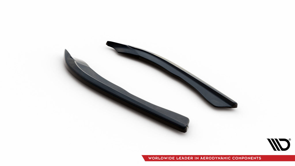 Maxton Design Heck Ansatz Flaps Diffusor V.5 passend für BMW 4er M440i G22 / G23 / G22 Facelift / G23 Facelift schwarz Hochglanz