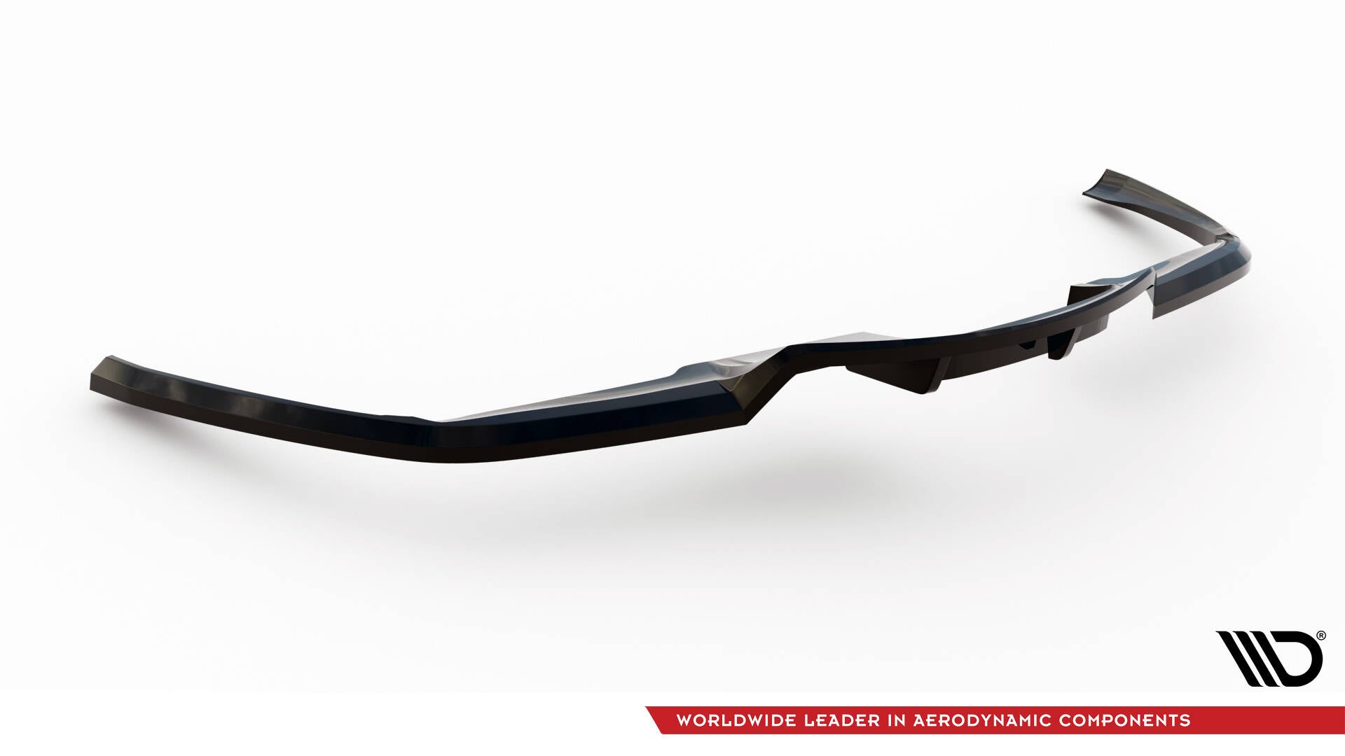 Maxton Design Street+ Mittlerer Diffusor RACE passend für V.1 Land Rover Range Rover Velar R-Dynamic Mk1 schwarz Hochglanz