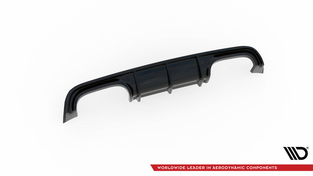 Maxton Design Diffusor Heck Ansatz passend für Mercedes-Benz CLK W209 schwarz Hochglanz