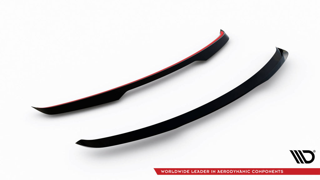 Maxton Design Spoiler CAP passend für Jaguar F-Pace R-Sport X761 Facelift schwarz Hochglanz