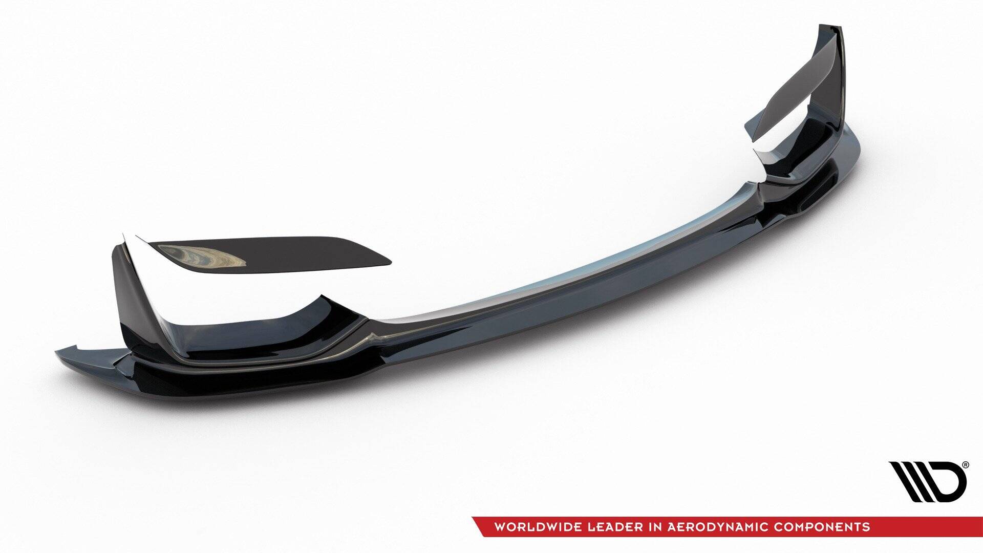 Maxton Design Front Ansatz für + Rahmen Fur Seitlich Lufteinlasse BMW M3 F80 schwarz matt